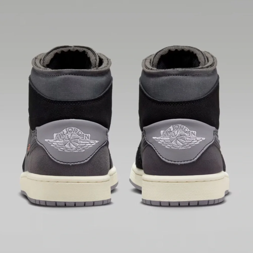 Air Jordan 1 Mid SE Craft Inside Out sneaker black and grey 10.5 - Picture 3 of 3